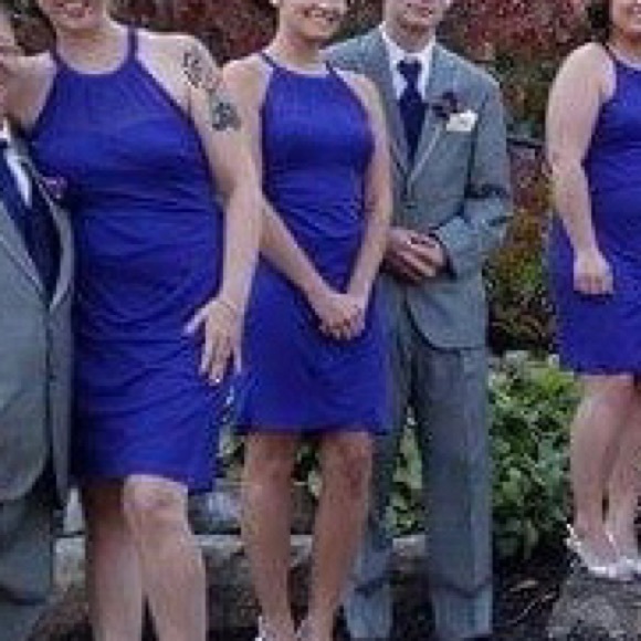 David’s bridal bridesmaid dress purple - Picture 4 of 5